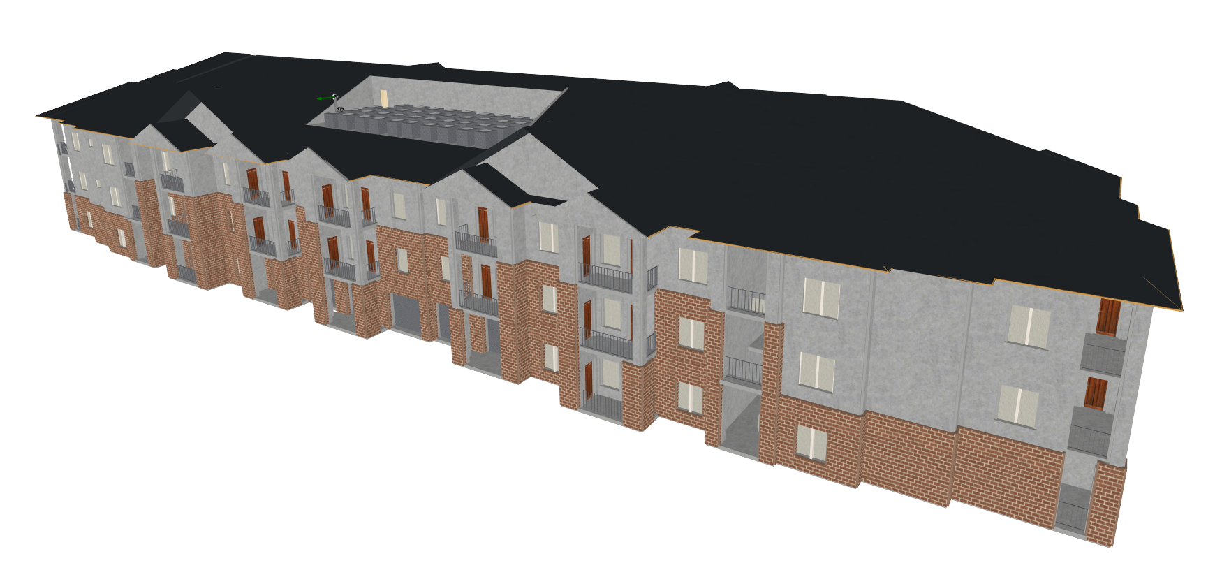 iBwave 3D building model under floor-by-floor construction
